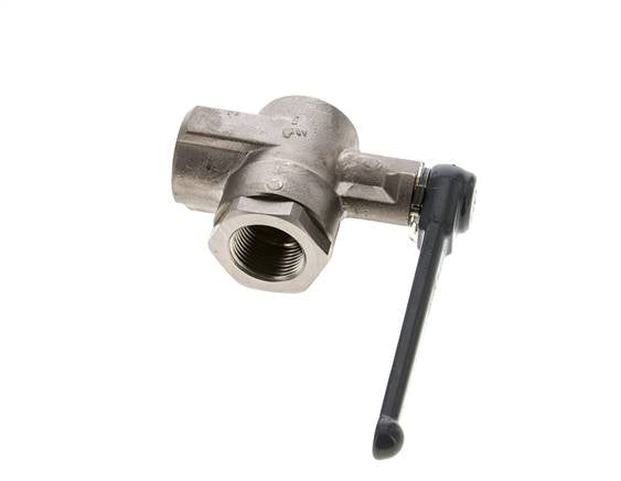 Vanne à bille en laiton 2 voies à angle droit G 3/4 pouce