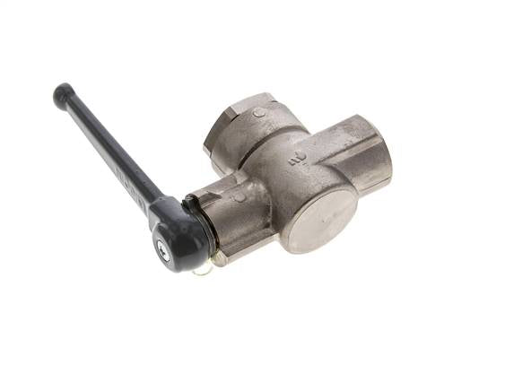 Vanne à bille en laiton 2 voies à angle droit G 3/4 pouce