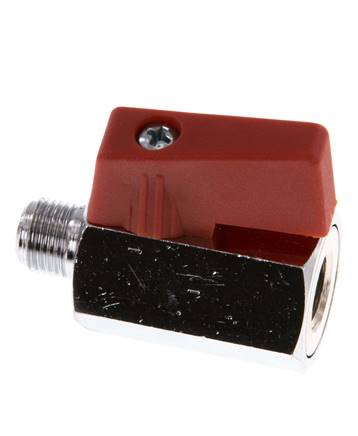 Mâle vers femelle G 1/8 pouce 2 voies Mini vanne à bille en laiton 15 Bar