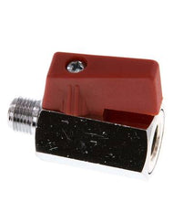 Mâle vers femelle G 1/8 pouce 2 voies Mini vanne à bille en laiton 15 Bar