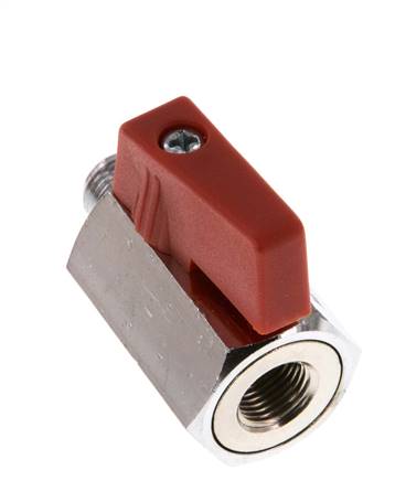 Mâle vers femelle G 1/8 pouce 2 voies Mini vanne à bille en laiton 15 Bar