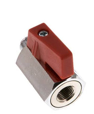 Mâle vers femelle G 1/8 pouce 2 voies Mini vanne à bille en laiton 15 Bar