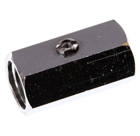 Mini vanne à boisseau sphérique en laiton à 2 voies G 3/8 pouces, actionnée par un tournevis, 15 bars