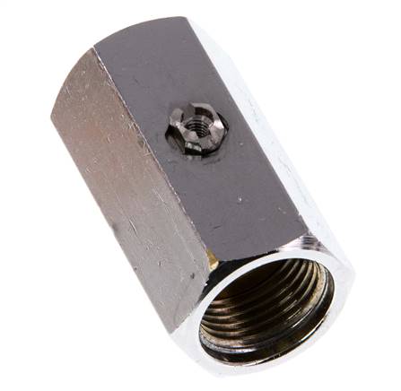 Mini vanne à boisseau sphérique en laiton à 2 voies G 3/8 pouces, actionnée par un tournevis, 15 bars