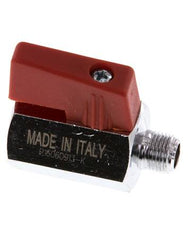 Mâle vers femelle G 1/8 pouce 2 voies Mini vanne à bille en laiton 15 Bar