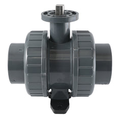 63mm Vanne À Boule PVC 2 Voies ISO-Top Socket - 614 - VDL