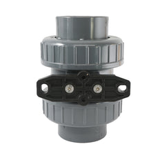63mm Vanne À Boule PVC 2 Voies ISO-Top Socket - 614 - VDL
