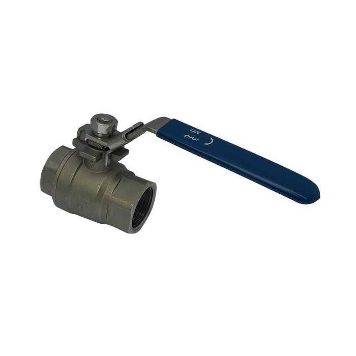 660 - Vanne à bille 2 voies G3'' à passage integral en acier inoxydable F/F