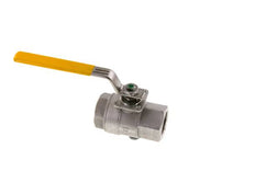 Robinet à boisseau sphérique en acier inoxydable à 2 voies pour gaz Rp 1 pouce