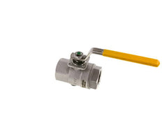 Robinet à boisseau sphérique en acier inoxydable à 2 voies pour gaz Rp 1 pouce