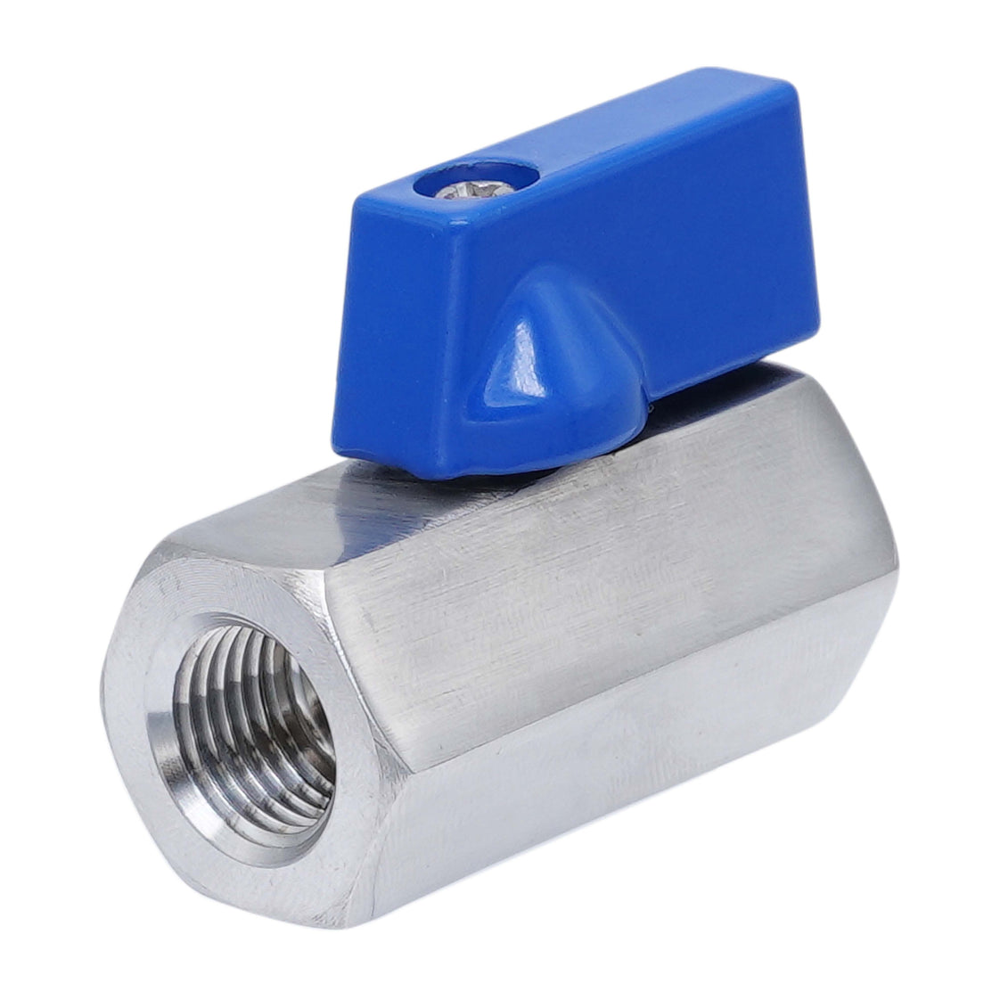 G 1/2'' F/F Vanne À Bille Mini En Acier Inoxydable 69 Bar PTFE - TamesonPRO 1113-012-F