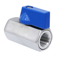 G 1'' F/F Vanne À Bille Mini En Acier Inoxydable 69 Bar PTFE - TamesonPRO 1113-100-F
