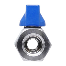 G 3/8'' F/F Vanne À Bille Mini En Acier Inoxydable 69 Bar PTFE - TamesonPRO 1113-038-F