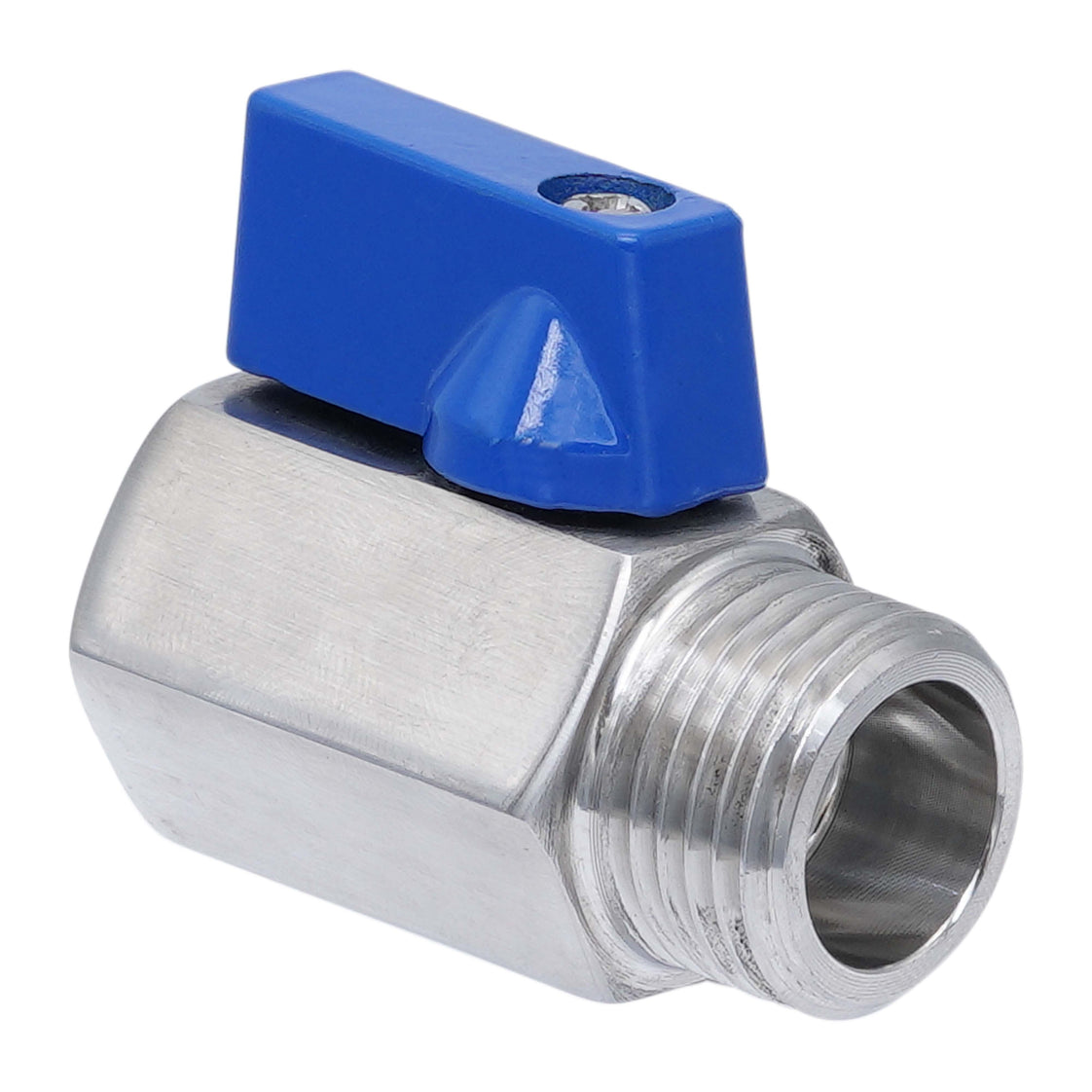 G 1/8'' M/F Vanne À Bille Mini En Acier Inoxydable 69 Bar PTFE - TamesonPRO 1113-018-MF