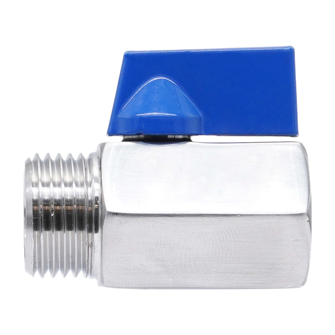 G 3/4'' M/F Vanne À Bille Mini 2 Voies En Acier Inoxydable 69 Bar PTFE - TamesonPRO 1113-034-MF
