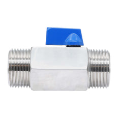 G 3/8'' M/M Vanne À Bille Mini En Acier Inoxydable 69 Bar PTFE - TamesonPRO 1113-038-M