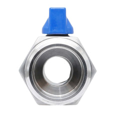 G 3/4'' M/M Vanne À Bille Mini En Acier Inoxydable 69 Bar PTFE - TamesonPRO 1113-034-M
