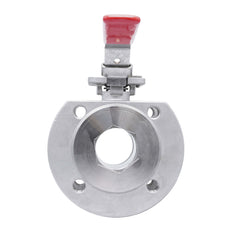 DN20 PN40 1-Pièce 2-Chemins Acier Inoxydable Bride Vanne À Bille PTFE ISO-Top F03 - TamesonPRO 1122-020