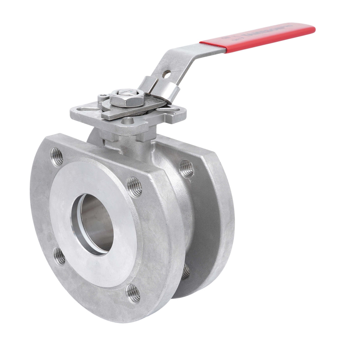 DN20 PN40 1-Pièce 2-Chemins Acier Inoxydable Bride Vanne À Bille PTFE ISO-Top F03 - TamesonPRO 1122-020