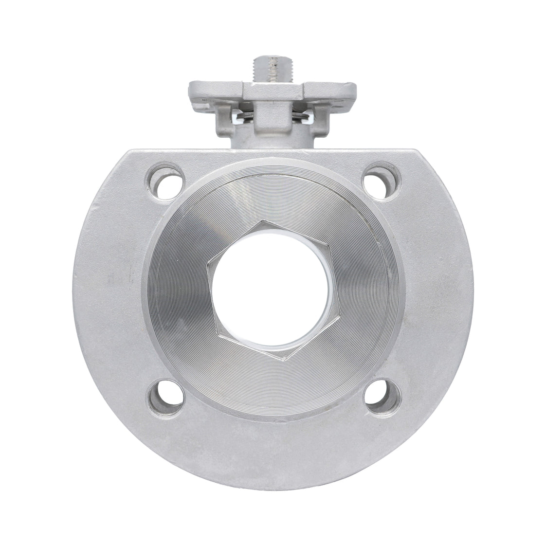 DN20 PN40 1-Pièce 2-Chemins Acier Inoxydable Bride Vanne À Bille PTFE ISO-Top F03 - TamesonPRO 1122-020