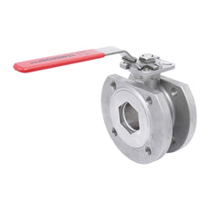 DN20 PN40 1-Pièce 2-Chemins Acier Inoxydable Bride Vanne À Bille PTFE ISO-Top F03 - TamesonPRO 1122-020