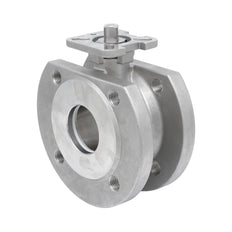DN20 PN40 1-Pièce 2-Chemins Acier Inoxydable Bride Vanne À Bille PTFE ISO-Top F03 - TamesonPRO 1122-020