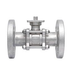 DN25 PN40 Vanne À Bille Flanquée En Acier Inoxydable 3 Pièces 2 Voies PTFE ISO-Top F04/F05 - TamesonPRO 1124-025