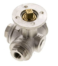 Robinet à boisseau spherique 3 voies en T G1/4'' en laiton ISO-Top 40bar - BL3BAT