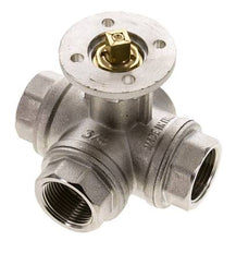 Robinet à boisseau spherique 3 voies en T G3/4'' en laiton ISO-Top 40bar - BL3BAT