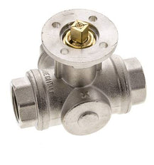 Robinet à boisseau spherique 3 voies en T G3/4'' en laiton ISO-Top 40bar - BL3BAT