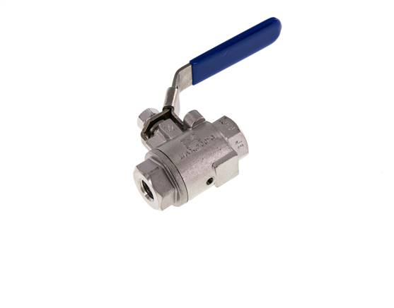 Robinet à boisseau sphérique ventilé en acier inoxydable G 1/4 pouce