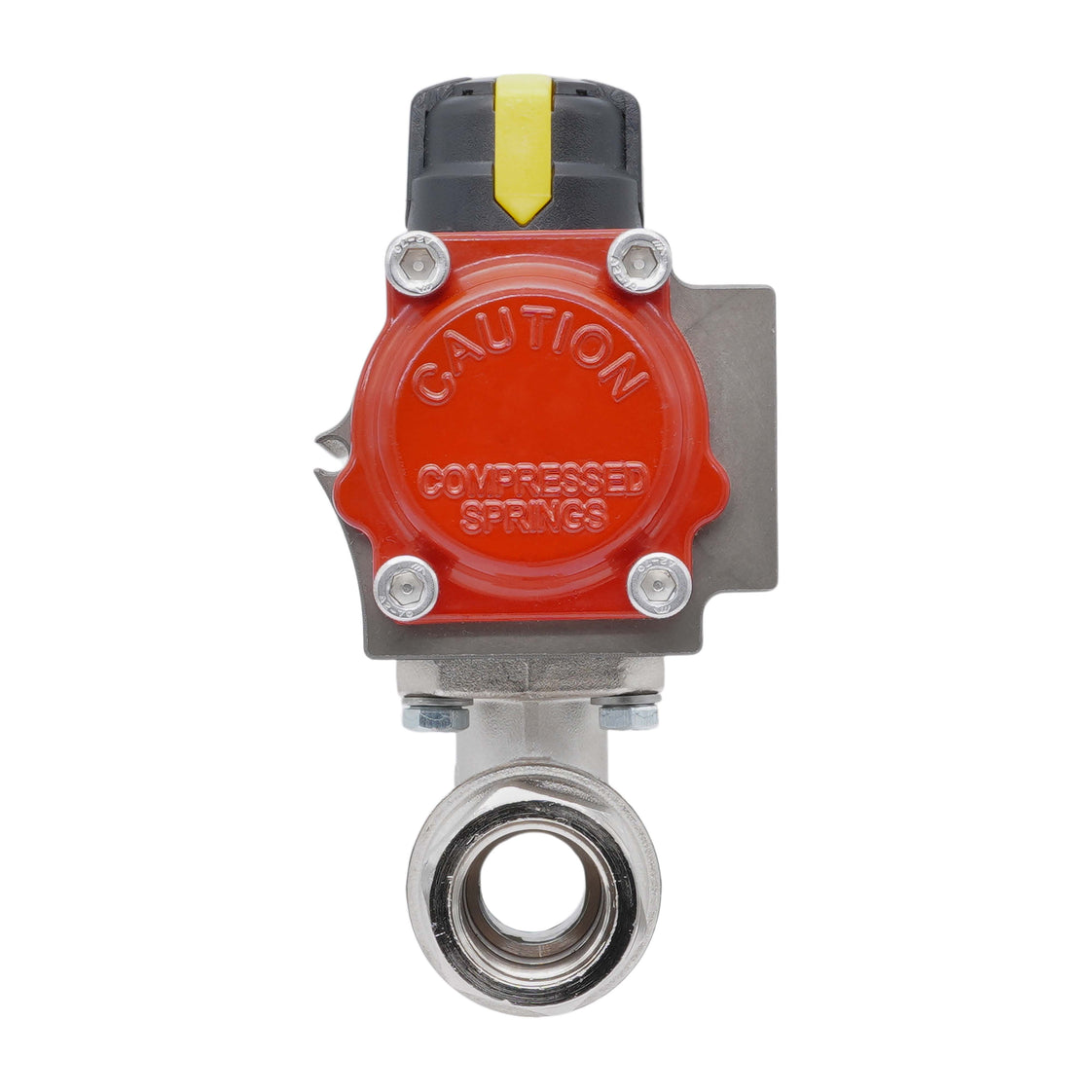Vanne À Bille Pneumatique G1 1/4'' Laiton Ouverture Par Ressort