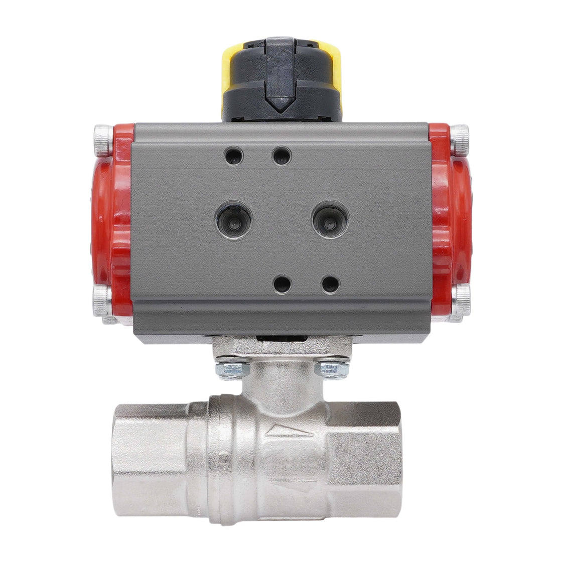 Vanne À Bille Pneumatique G1 1/4'' Laiton Ouverture Par Ressort