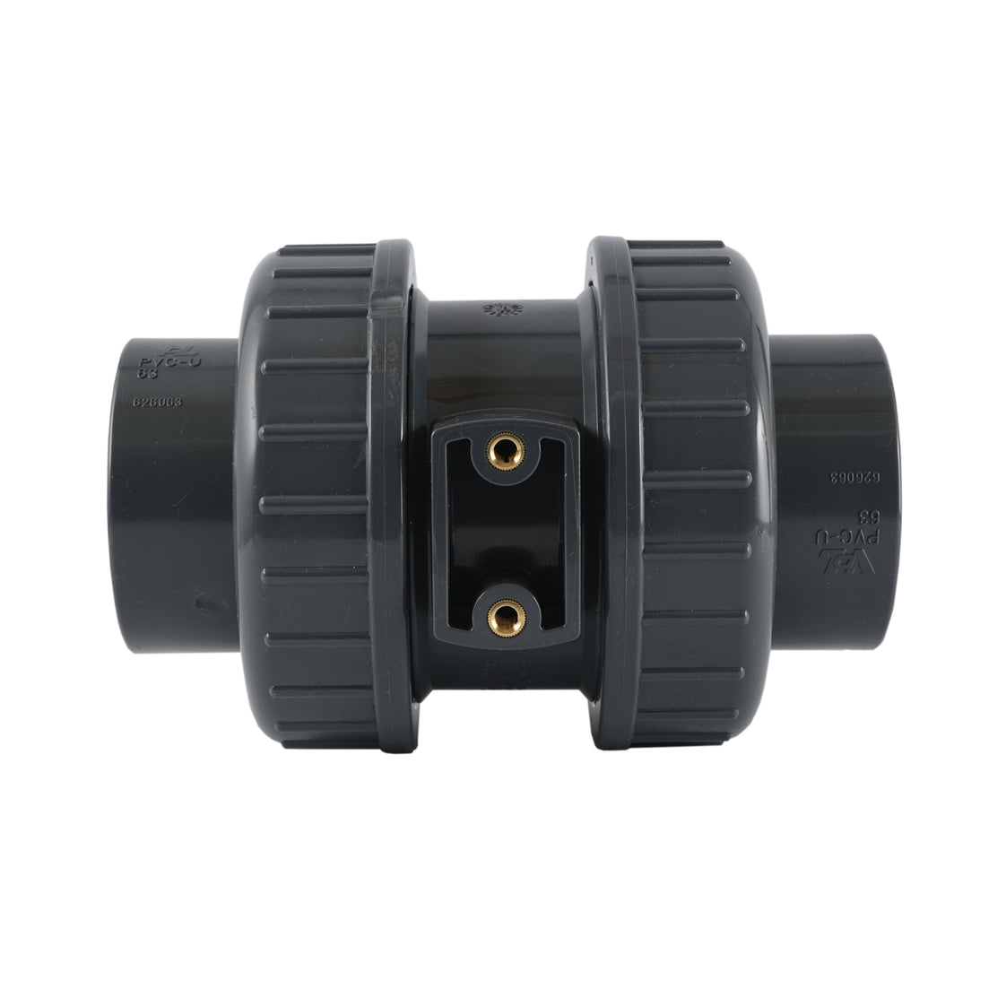 63mm Vanne À Boule Pneumatique En PVC À 2 Voies Ressort Ouvert - VDL