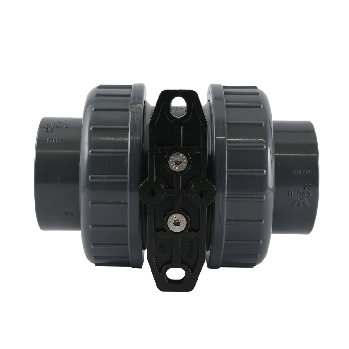 63mm Vanne À Boule Pneumatique En PVC À 2 Voies Ressort Ouvert - VDL