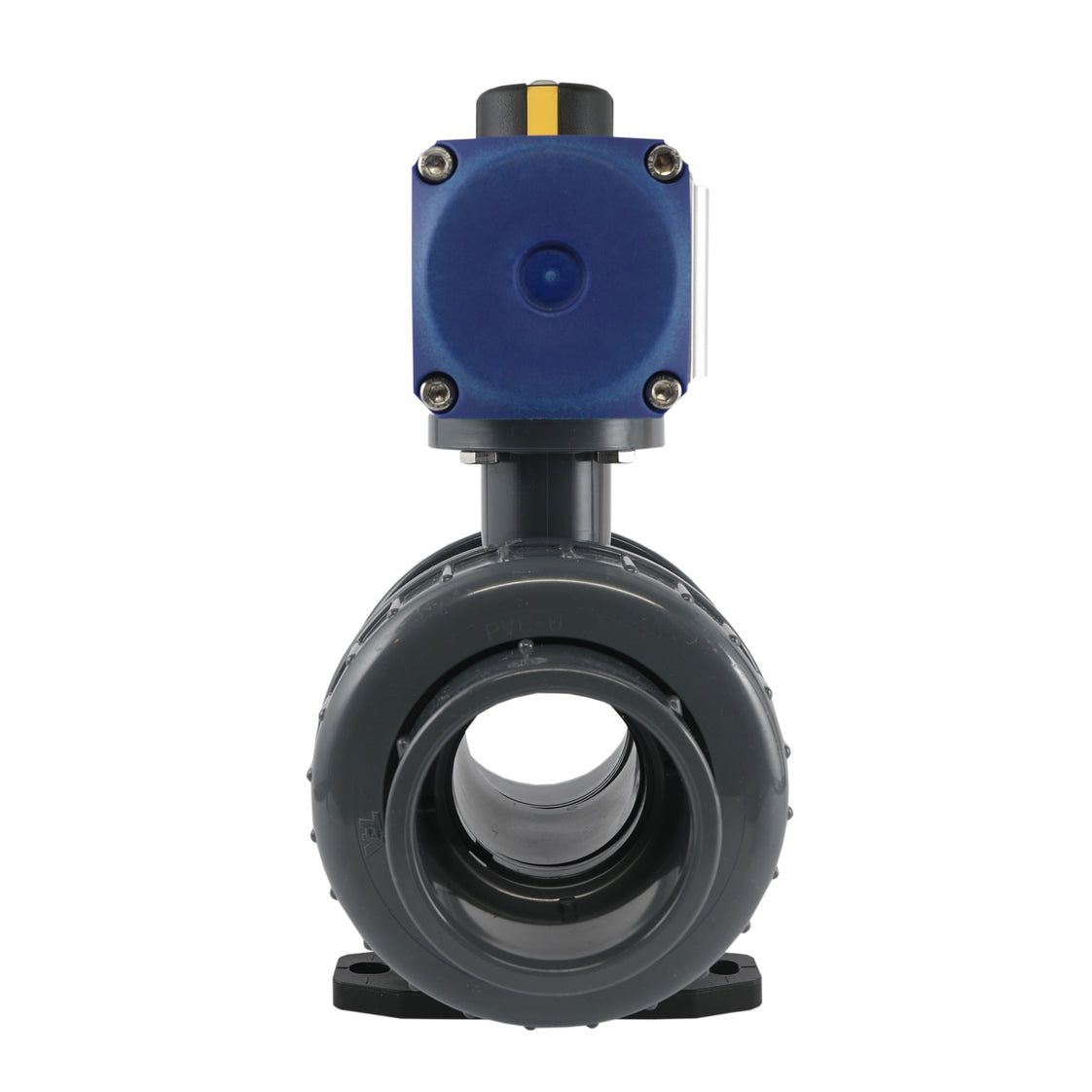 63mm Vanne À Boule Pneumatique En PVC À 2 Voies Ressort Ouvert - VDL