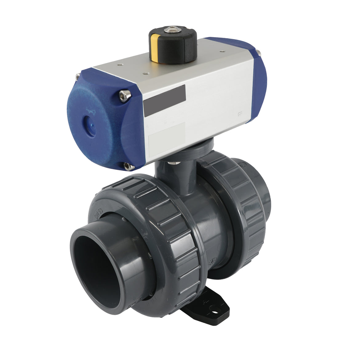 63mm Vanne À Boule Pneumatique En PVC À 2 Voies Ressort Ouvert - VDL