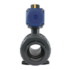 Vanne à boisseau sphérique pneumatique à double effet en PVC 63mm - VDL