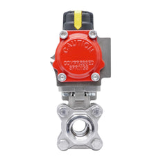 Vanne À Bille Pneumatique G1 1/4'' Acier Inoxydable Ouverture Par Ressort