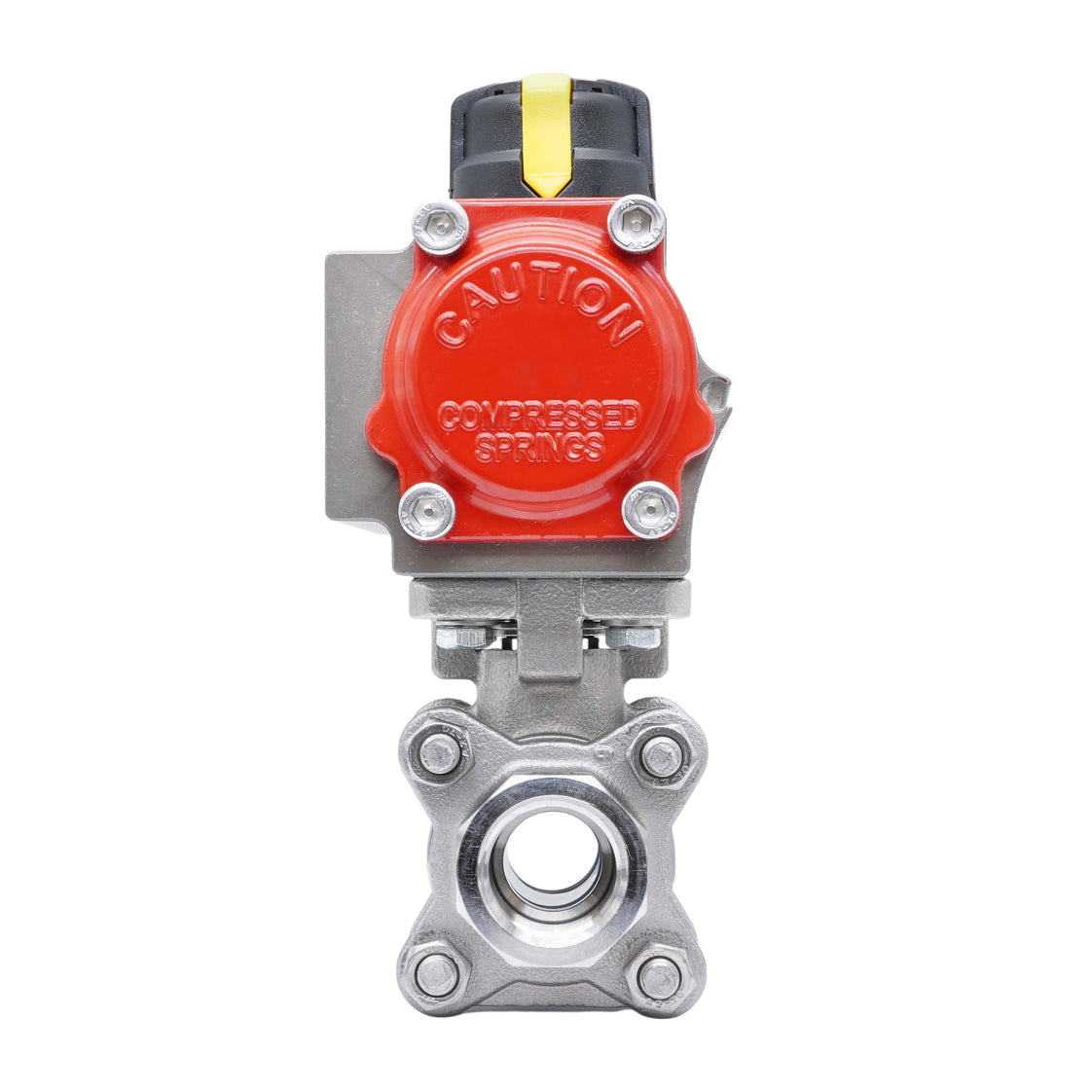 Vanne À Bille Pneumatique G1/2'' Acier Inoxydable Ouverture Par Ressort
