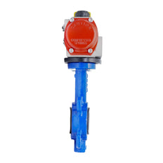 Vanne Papillon Pneumatique DN80 (3 Pouce) Wafer Fonte Acier Inoxydable NBR Double Effet