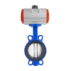 Vanne Papillon Pneumatique DN100 (4 Pouce) Lug Fonte Acier Inoxydable EPDM Double Effet