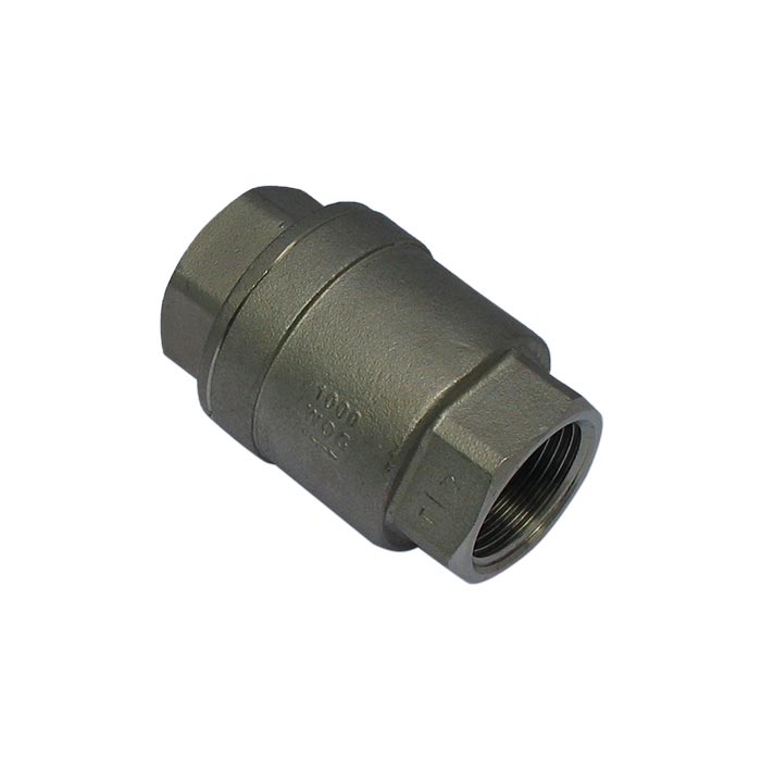 655 - Clapet anti-retour G1-1/4'' Acier inoxydable PTFE F/F 64bar