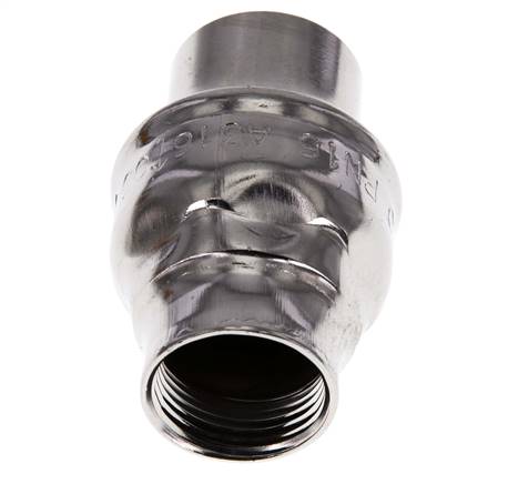 G3/4'' Acier Inoxydable 316 Clapet Anti Retour PTFE 0.03-16bar (0.44-232psi)