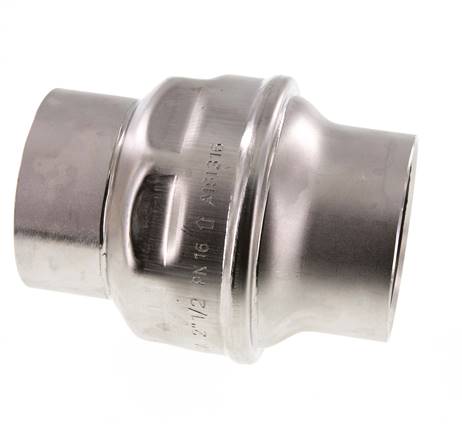 G2 1/2'' Acier Inoxydable 316 Clapet Anti Retour FEP 0.03-16bar (0.44-232psi)