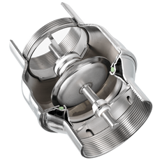 G2 1/2'' Acier Inoxydable 316 Clapet Anti Retour FKM 0.03-16bar (0.44-232psi) - NSF ANSI 61