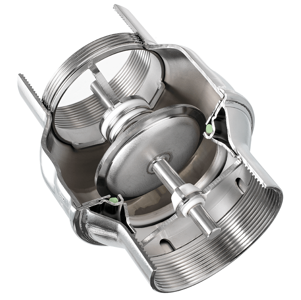 G3'' Acier Inoxydable 316 Clapet Anti Retour FKM 0.03-16bar (0.44-232psi) - NSF ANSI 61