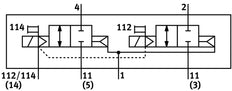 Festo 2x2/2 NC Monostable Vanne Électrovanne Taille 1 ISO 5599-2 1400l/min - 8034813