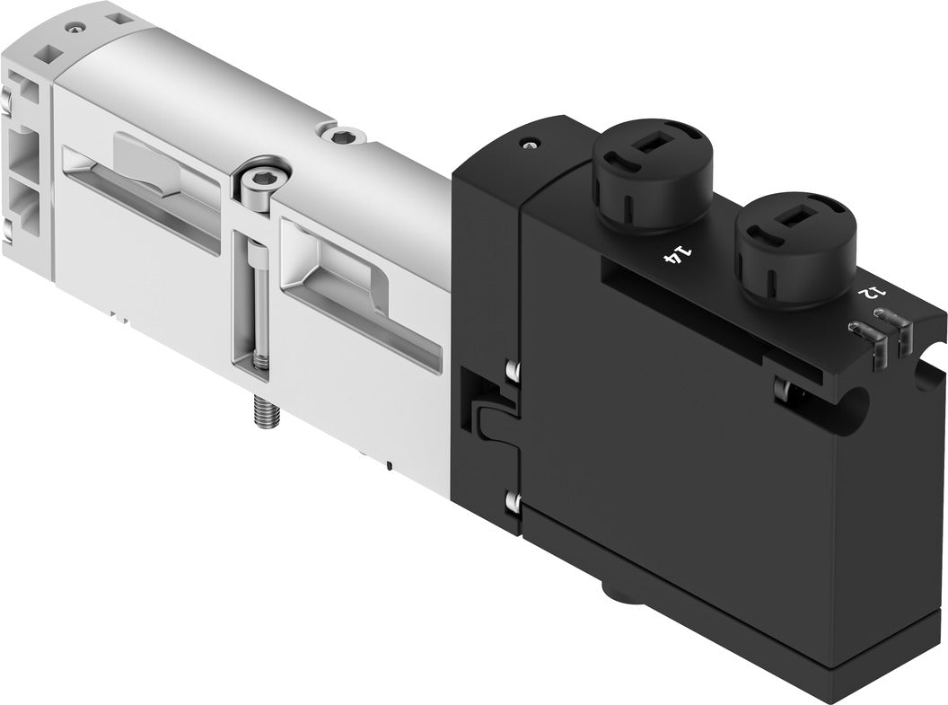 Festo 2x2/2 NC Monostable Vanne Électrovanne Air Taille 18mm ISO 15407-2 500l/min - 8033475