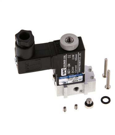 electrovanne 3/2 M5 NO 115V AC 0-8bar/0-112psi YPC